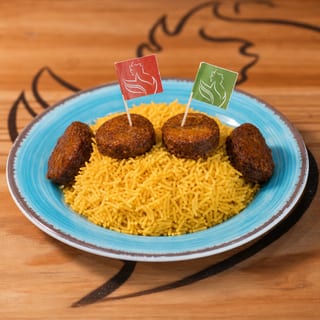 Falafel Over Rice